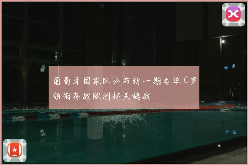 葡萄牙国家队公布新一期名单 C罗领衔备战欧洲杯关键战